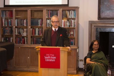 Rudrangshu Mukherjee, Jury Chair of the DSC Prize 2018